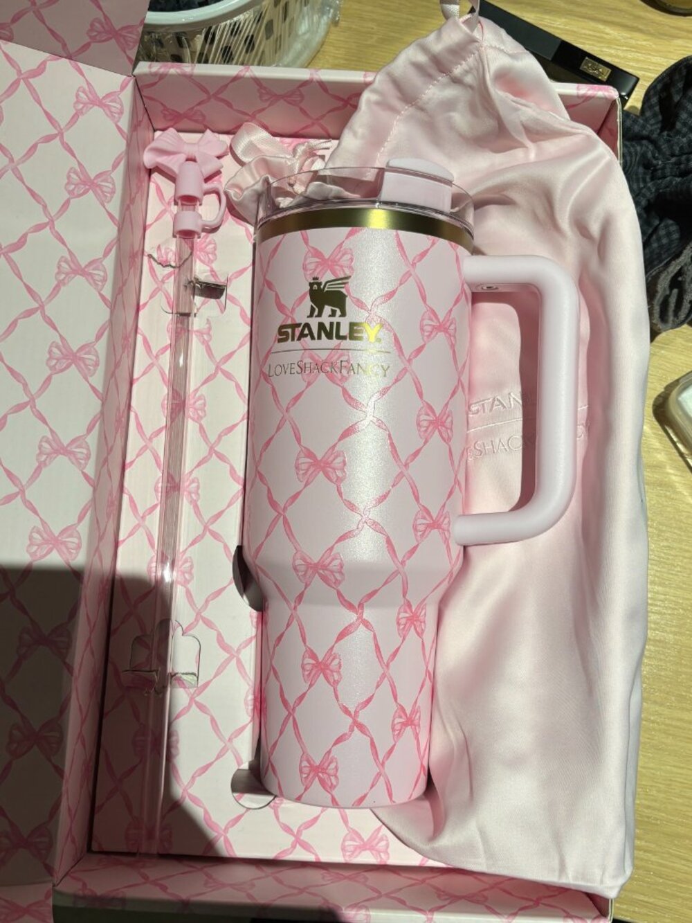 LoveShackFancy x Stanley 40 oz Quencher Tumbler H2.0 Floral Limited Edition